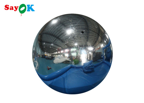 Золотая зеркальная шарик на заказ большой ПВХ серебряный надувный зеркальный шарик гигантский декоративный зеркальный шар