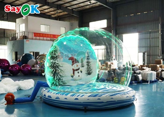 Гигантский надувный снежный шар Партия пузырь купол взрывать Рождественский снежный шар для события
