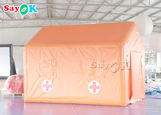 Шатер брезента PVC шатра полевого госпиталя аварийный раздувной медицинский водоустойчивый