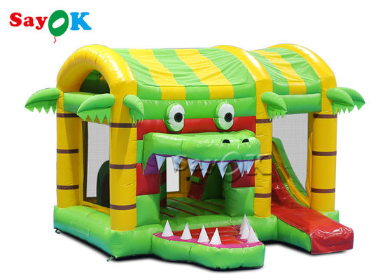Скольжение дома замка прыжка небольшого Multi крокодила потехи раздувное для ребенк