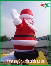 Красный цвет Decoratio персонажей из мультфильма Санта Клауса гиганта Кристмас раздувной