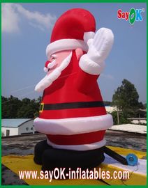 Красный цвет Decoratio персонажей из мультфильма Санта Клауса гиганта Кристмас раздувной