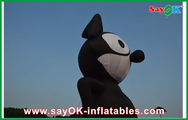 Надувные животные Оксфордская ткань ПВХ Надувная чёрная кошка Для мероприятия / парка развлечений