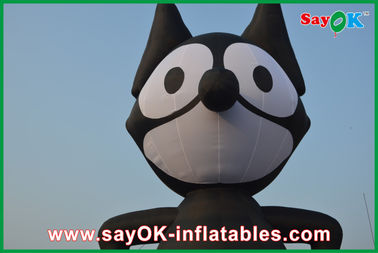 Надувные животные Оксфордская ткань ПВХ Надувная чёрная кошка Для мероприятия / парка развлечений